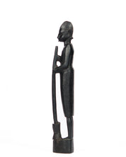 Hand Carved Village Warrior Woman Statue (shelf 9)