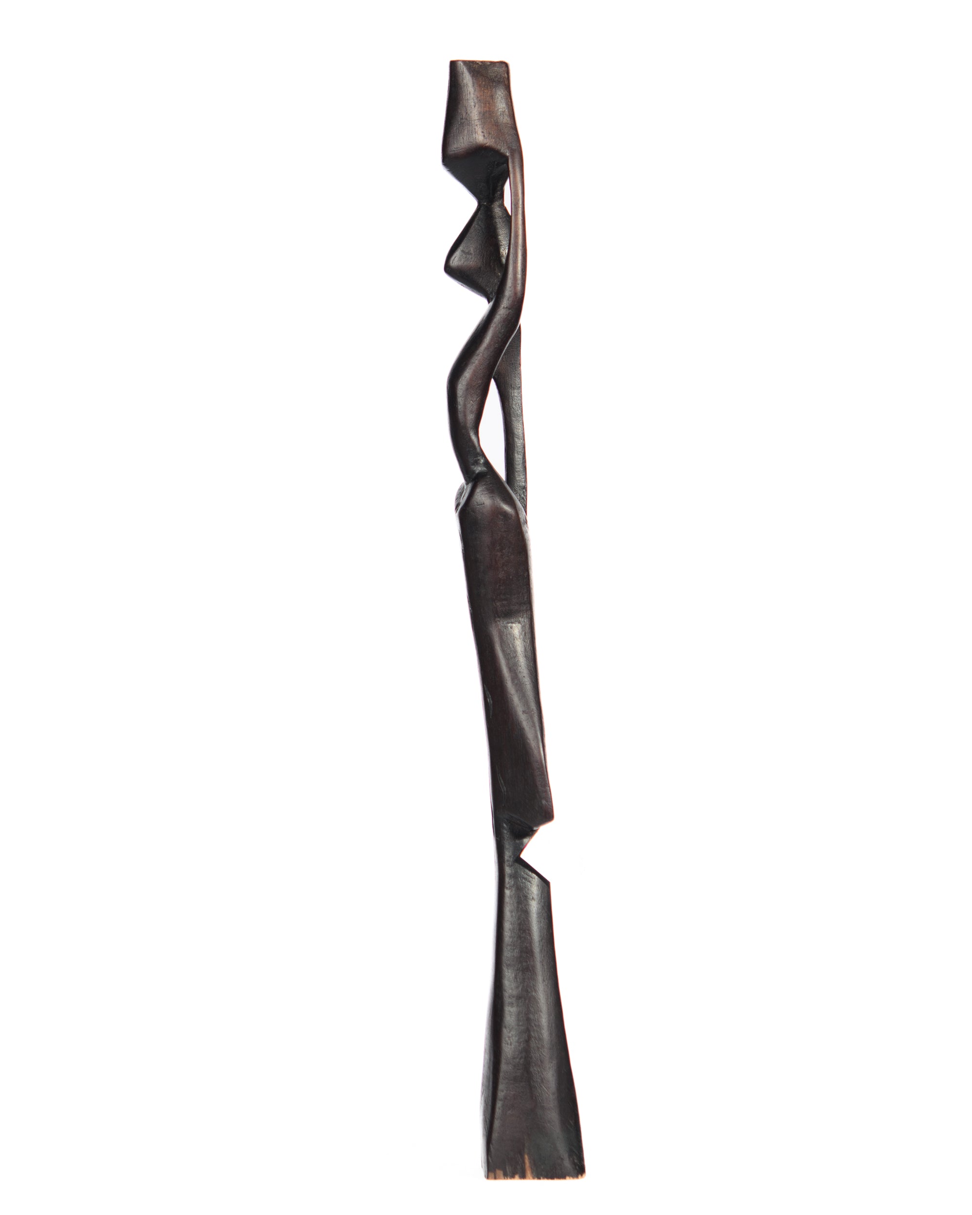 Hand Carved Woman Water bearer small (shelf 7)