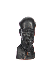 Hand Carved Small “Baba With Pipe” Bust (Shelf 12)