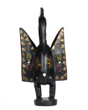 Hand Carved Medium Sized African Standing Bird Statue (shelf 10)