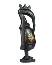 Hand Carved Large African Standing Bird Statue (shelf 10)