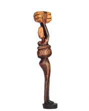Hand Carved Village Woman Carrier Statue (Shelf 3)