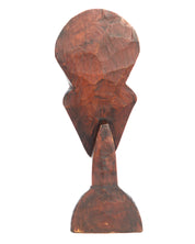 Hand Carved Femme Mask w/short neck statue (shelf 5)