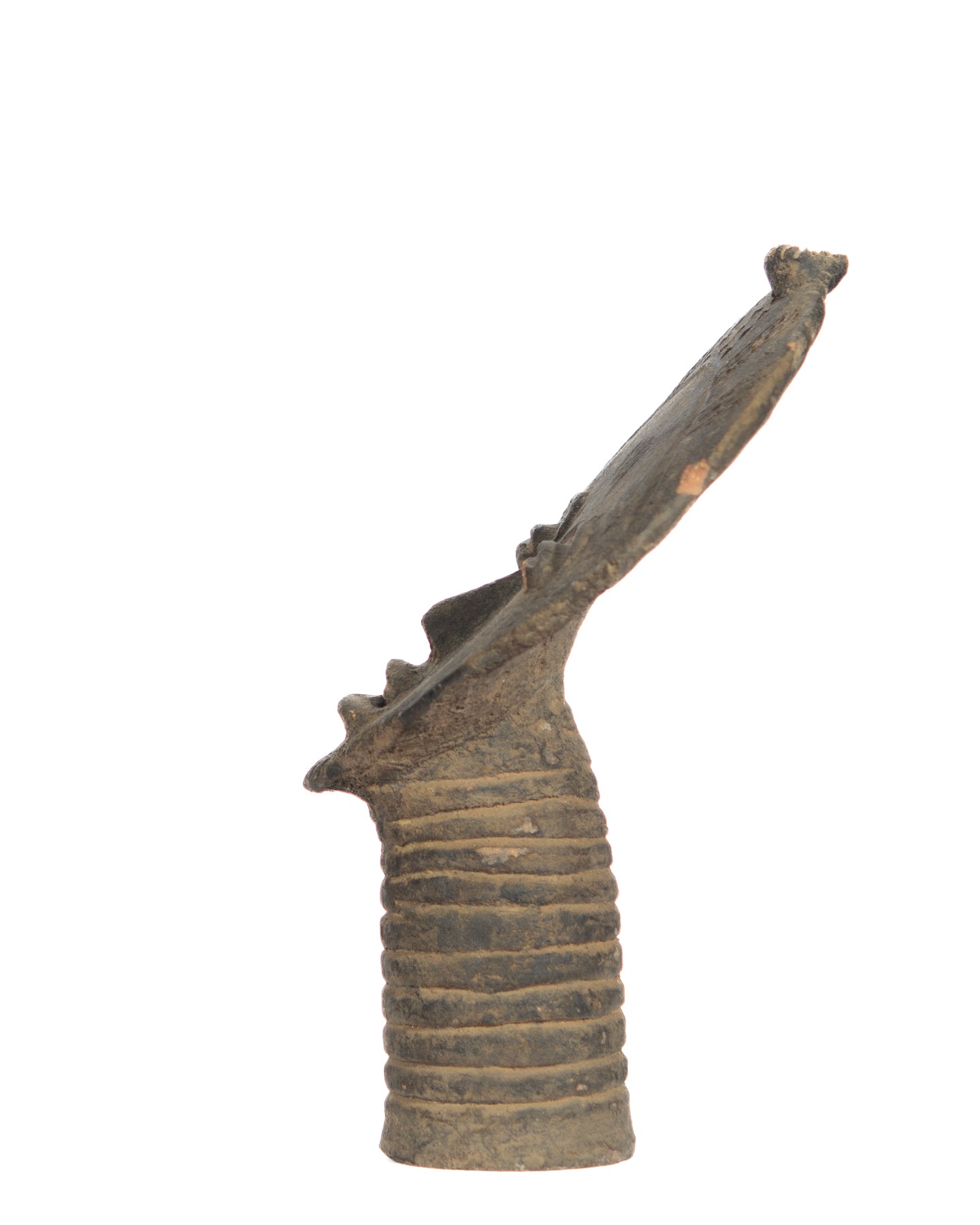 Terra Cotta Large Ceremonial Head Statue (Shelf 5)