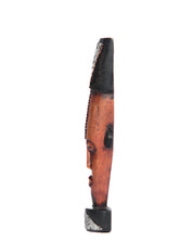 Hand Carved  Small African Mask on pedestal statue (shelf 5)