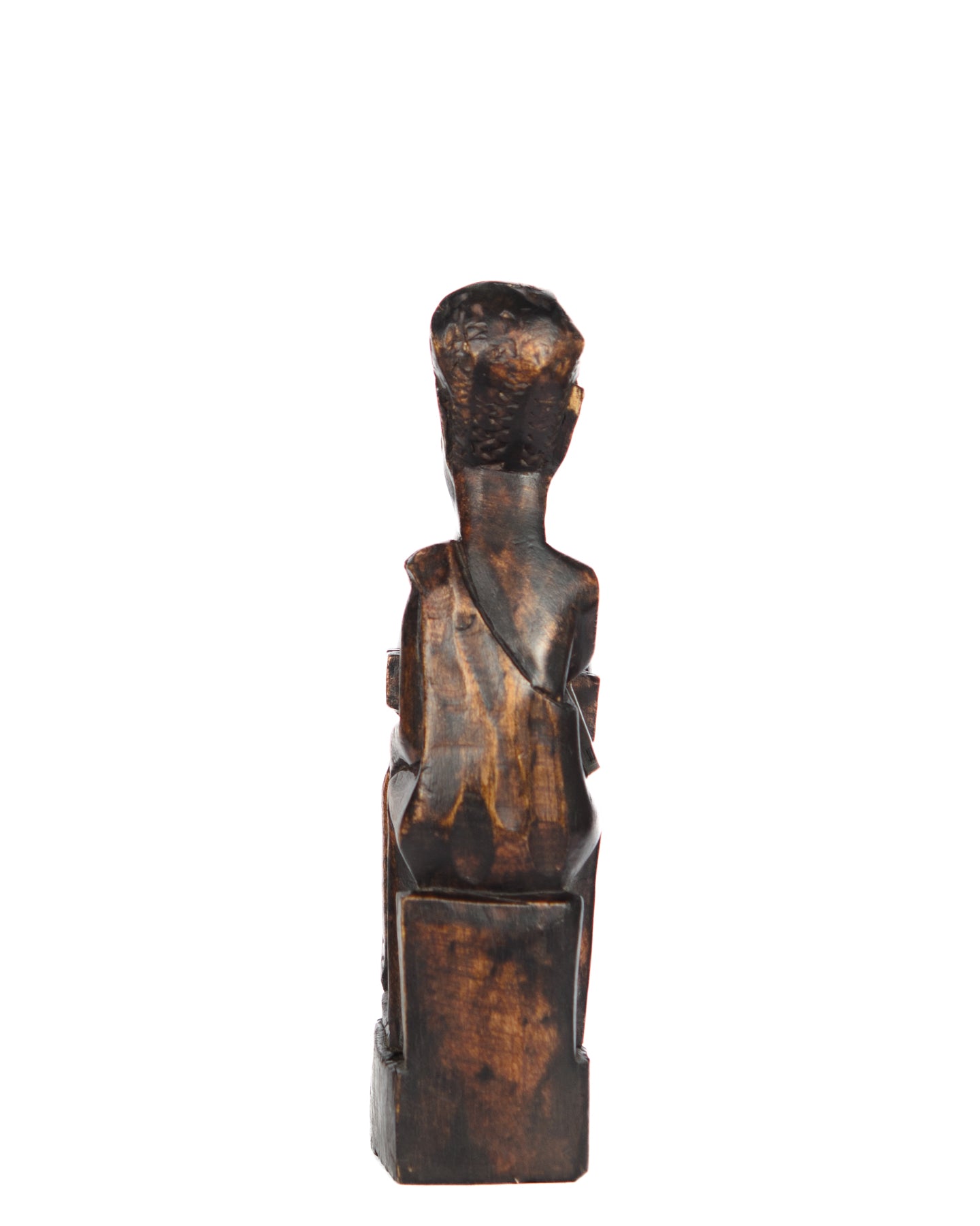 Hand Carved “Men Playing Board Game” Statue (shelf 2)