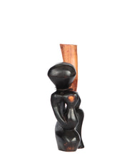 Hand Carved “Man With Horn” Statue (shelf 2)