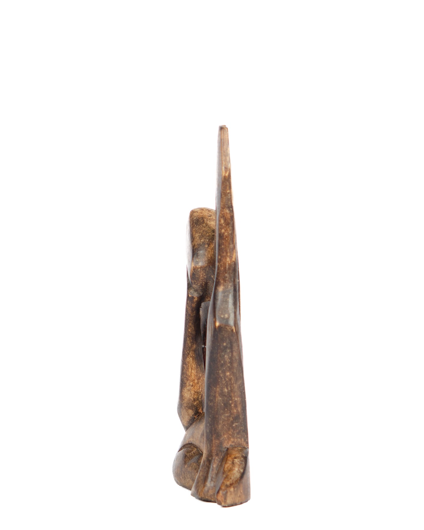 Hand Carved “Thinking Man” Statue (shelf 2)
