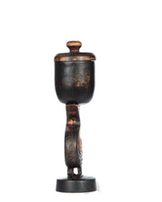 Hand Carved Sankofa Bird Item Holder w/ lid Statue (shelf 6)