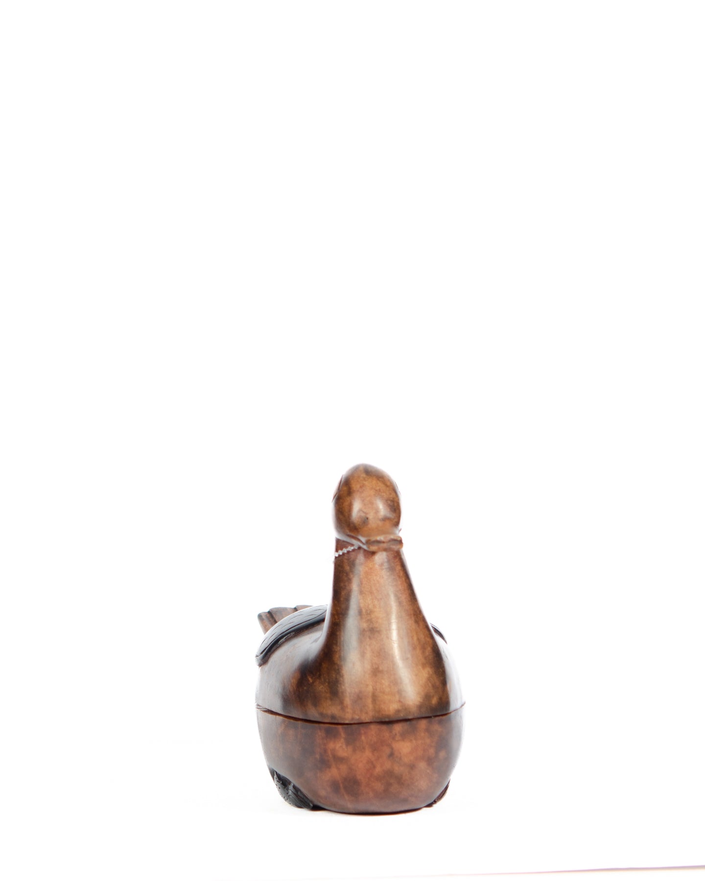Hand Carved Duck Shaped Item Holder Accent Piece (shelf 6)