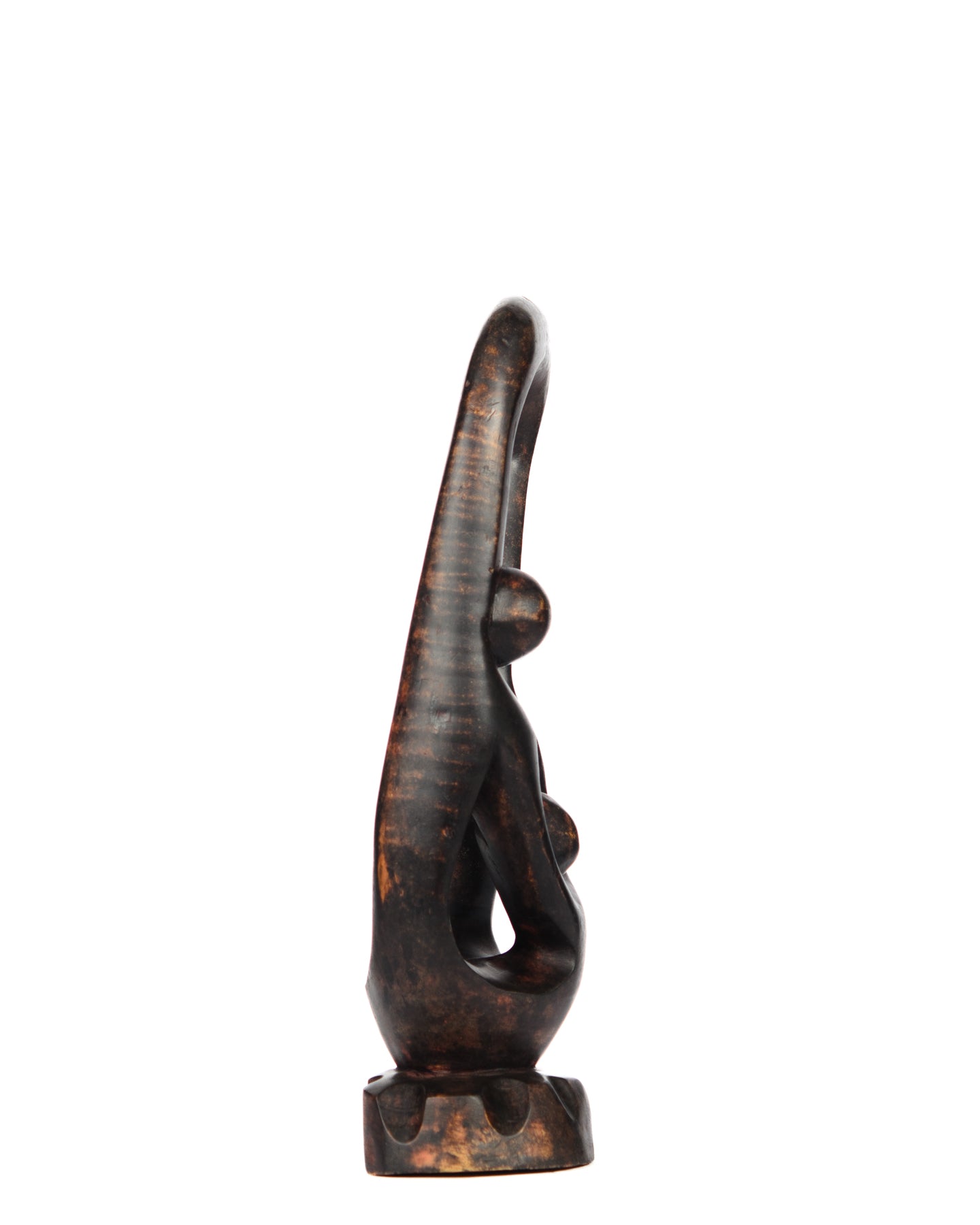 Hand Carved Family Unit Statue (shelf 6)