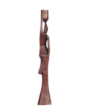 Hand Carved Slender Village Woman Water Bearer Statue (shelf 6)