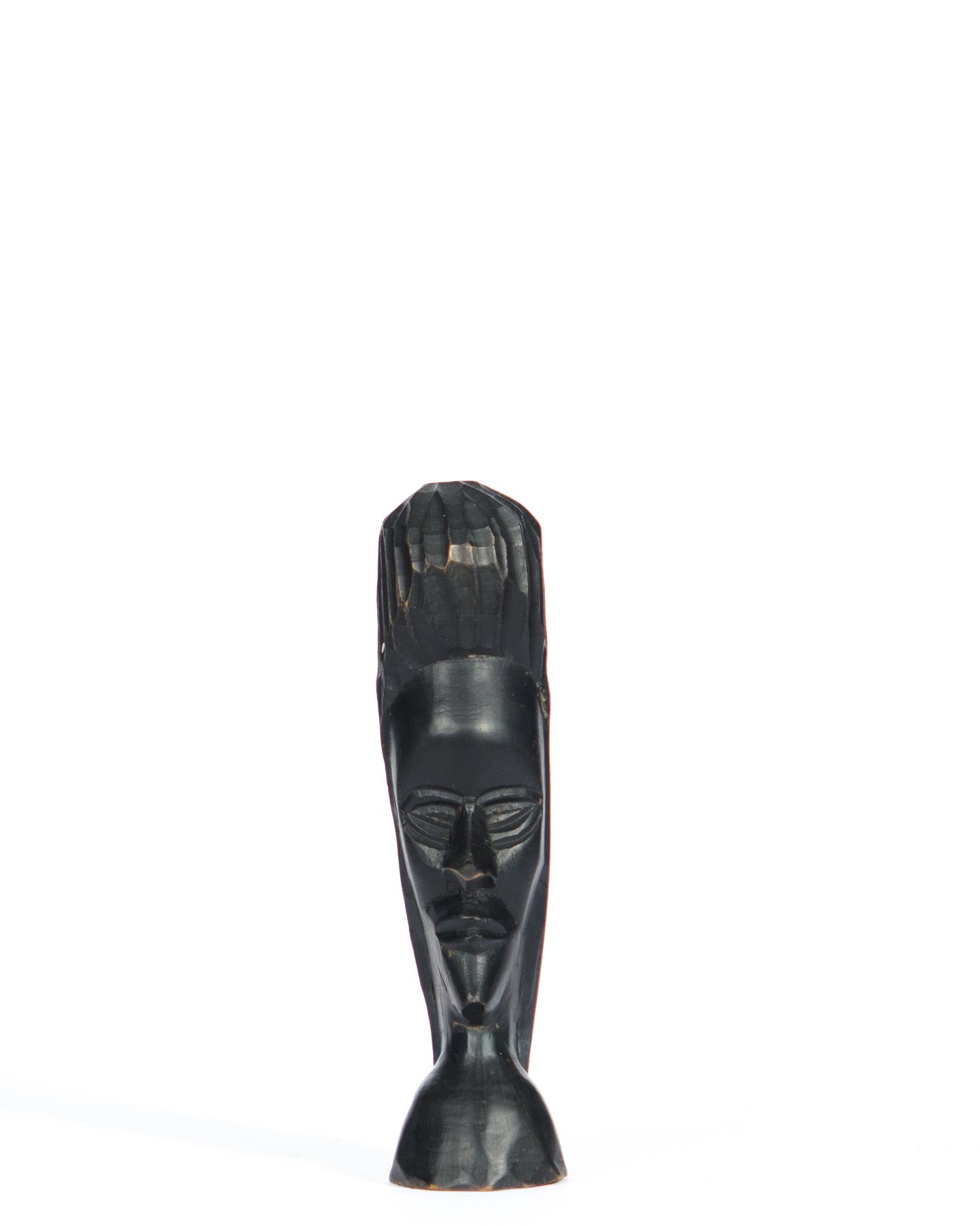 Hand Carved Small African Masked Bust (Shelf 12)