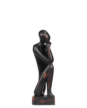 Hand Carved “Thinking Man” Statue (Shelf 12)