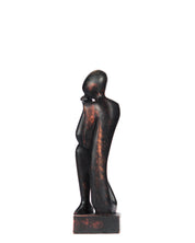 Hand Carved “Thinking Man” Statue (Shelf 12)