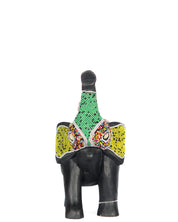 Hand Carved Beaded Elephant Accent (Shelf 11)