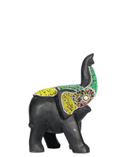 Hand Carved Beaded Elephant Accent (Shelf 11)
