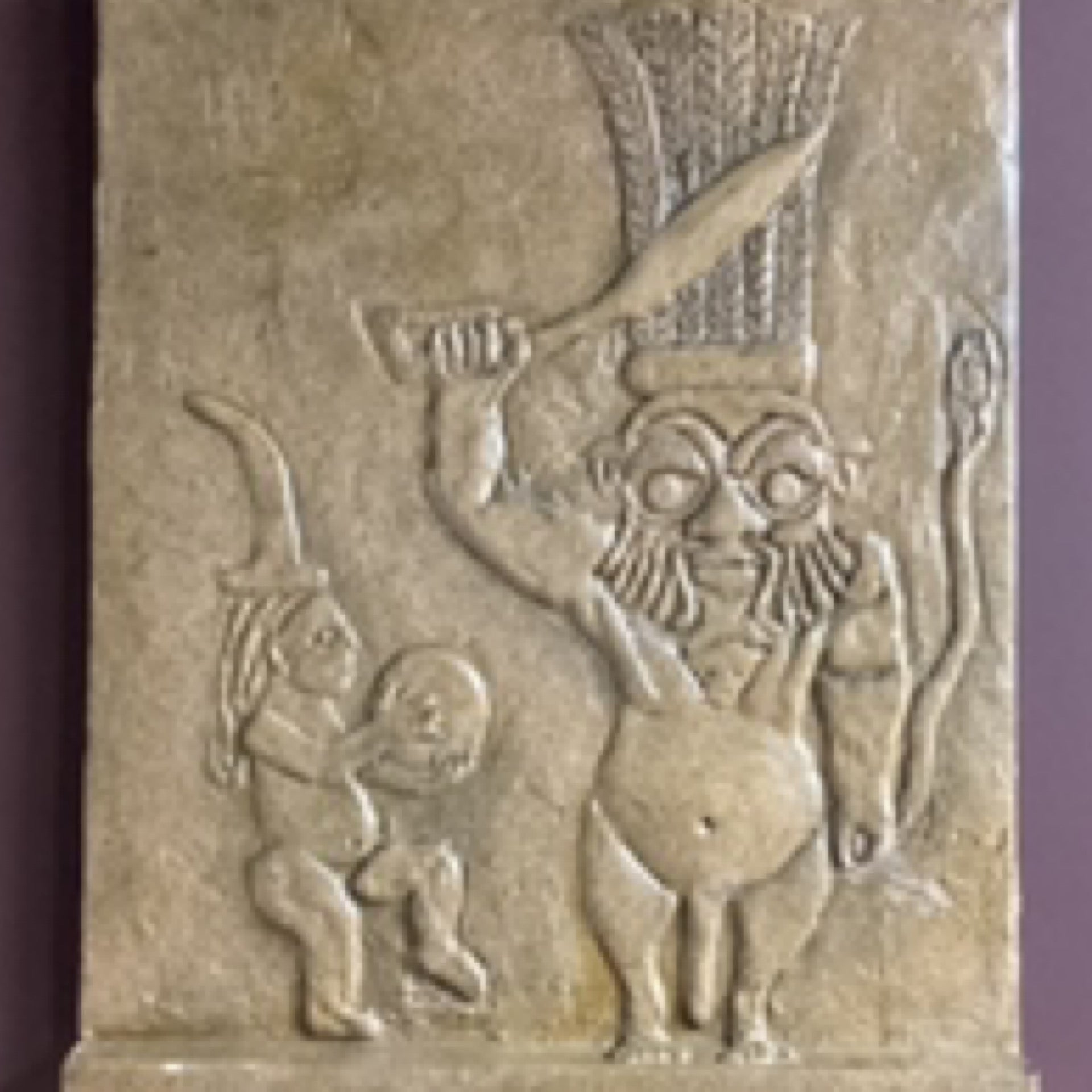 Mudworkz Deity wall hanging by Sir Walt