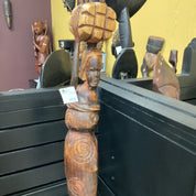 Hand Carved Village Woman Carrier Statue (Shelf 3)
