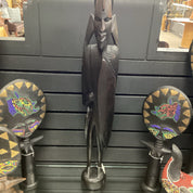 Hand Carved Warrior w/Shield Statue (Shelf 11)