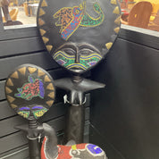 Hand Carved Medium Beaded Fertility Goddess Statue (Shelf 11)