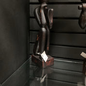 Hand Carved “Thinking Man” Statue (Shelf 12)
