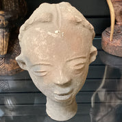Terra Cotta Small Ceremonial Head Statue (Shelf 4)